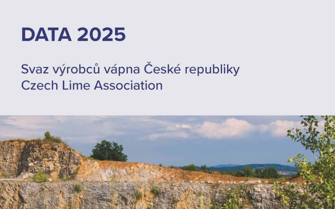 Statistická data členů Svazu výrobců vápna za rok 2025 ke stažení
